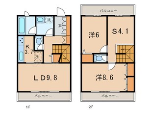 Centre Courtの物件間取画像